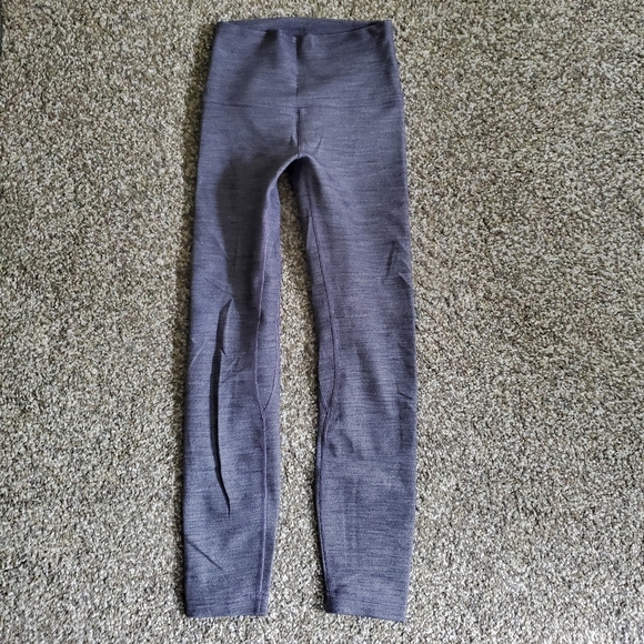 Lululemon Align Pant II 7/8 25" - Mini Heathered Herringbone Black - Size 0 - Picture 2 of 16